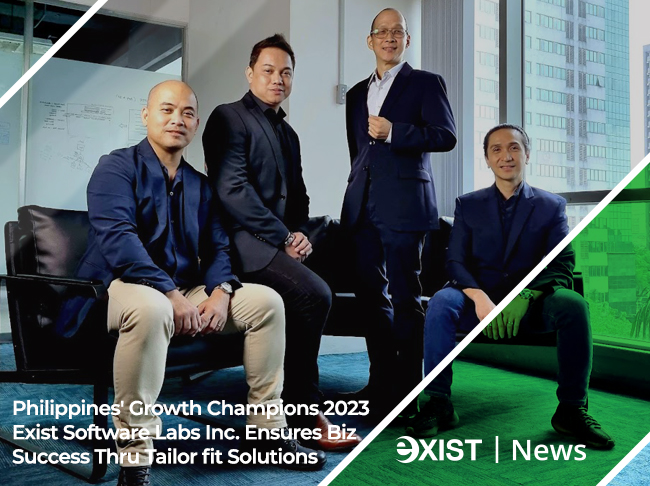 Philippines' Growth Champions 2023 Exist Software Labs Inc. Ensures Biz Success Thru Tailor fit Solutions, Java Developer Philippines