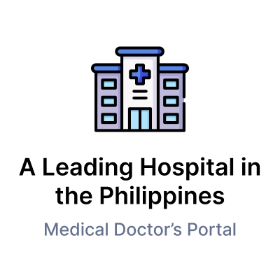 A Leading Hospital in the Philippines – Medical Doctor’s Portal