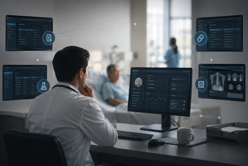 doctor-healthcare-professional-system-modernization-and-digitization