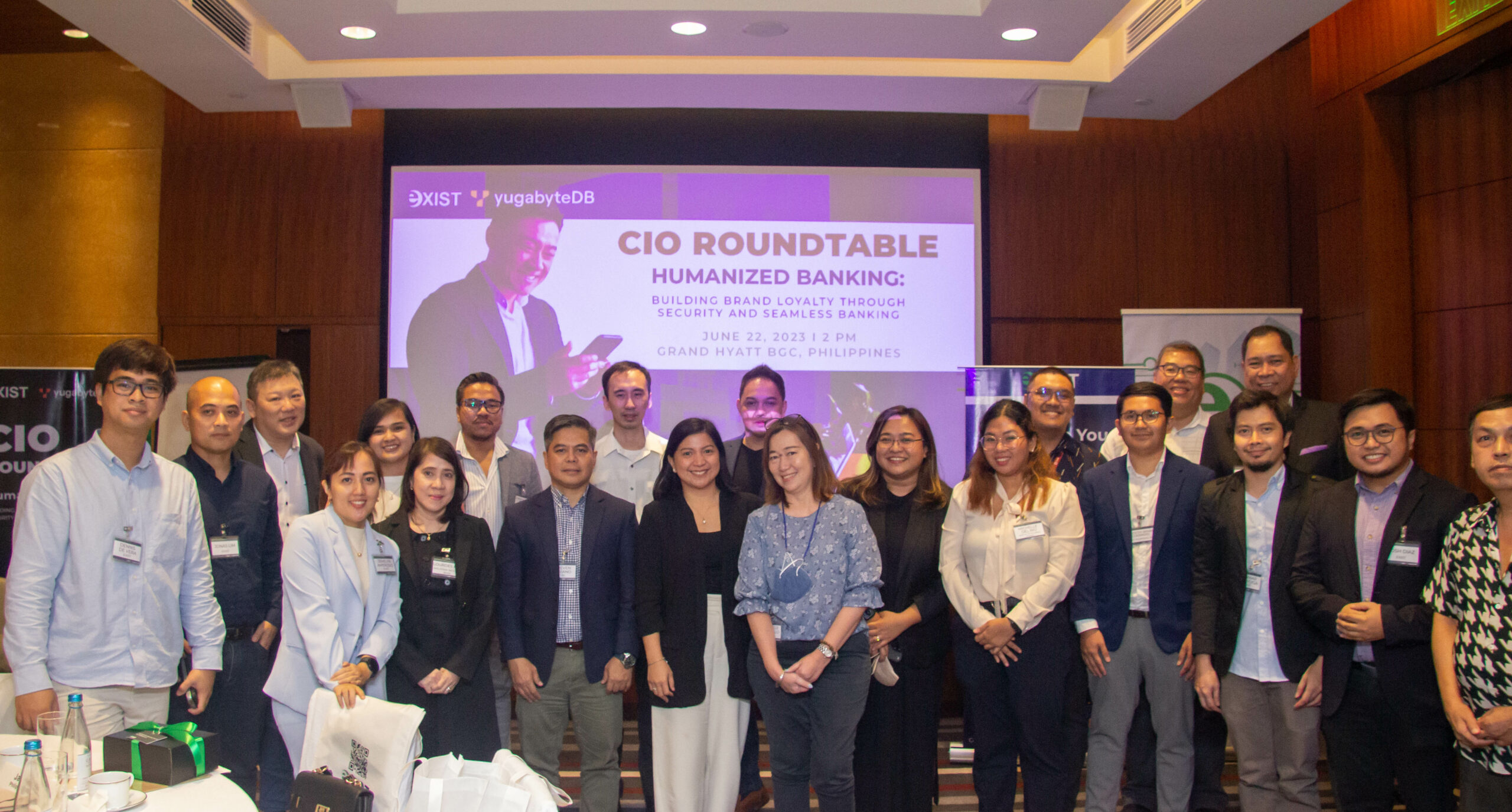 Top PH Bank Leaders attended the Exist Software Labs CIO Roundtable