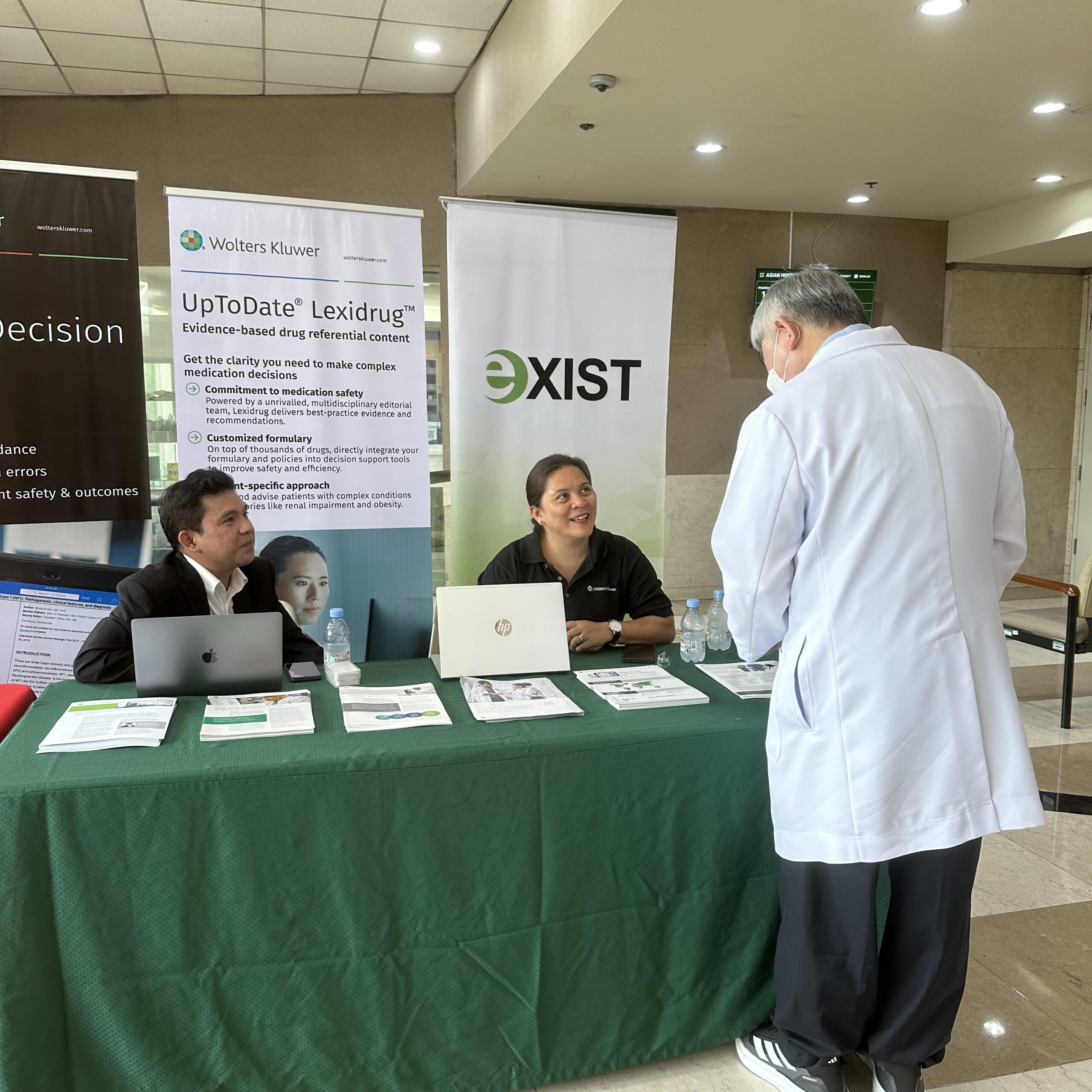 As part of our commitment to advancing healthcare through technology, Exist Software Labs, Inc. was present in the event to promote awareness on UpToDate®—a leading evidence-based clinical resource available to the entire AHMC institution.